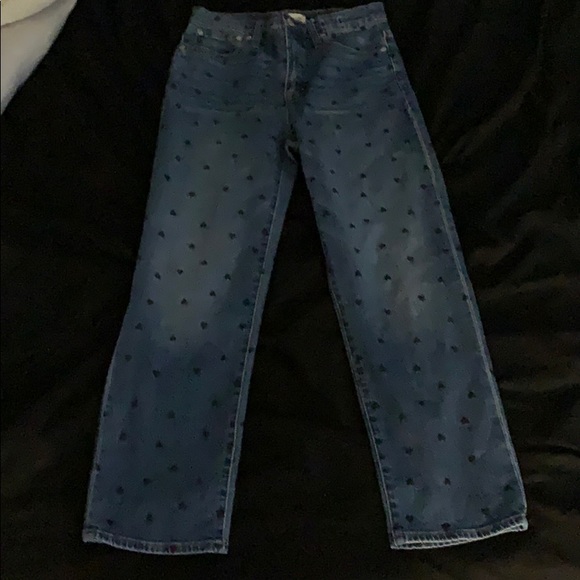 Madewell Denim - Madewell classic straight heart jeans